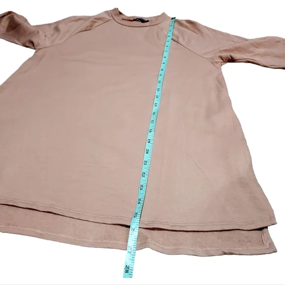 Eileen Fisher Cozy Brushed Terry Raglan-Sleeve Tunic size XS - Picture 10 of 11